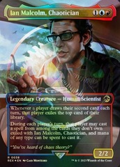 (38) Ian Malcolm, Chaotician - EMBLEM FOIL